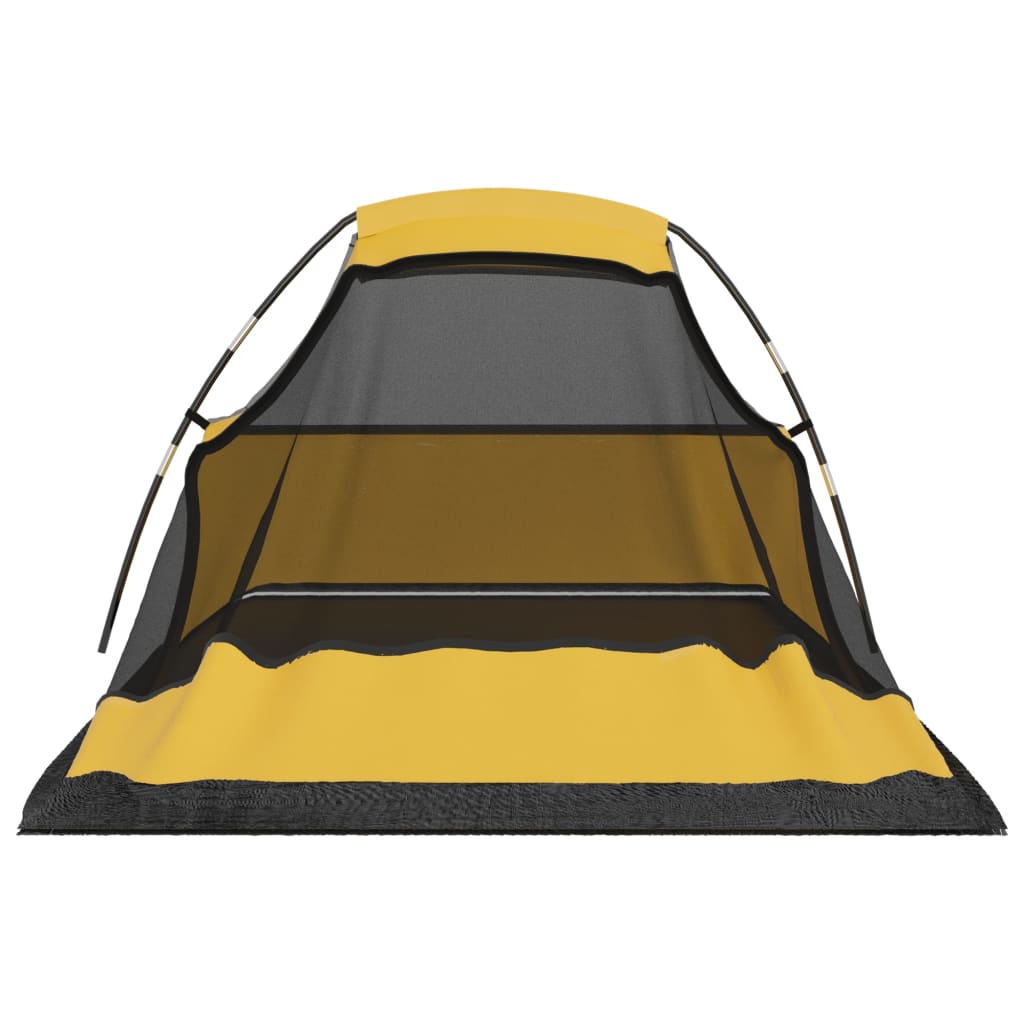 Campingzelt 317x240x100 cm Gelb