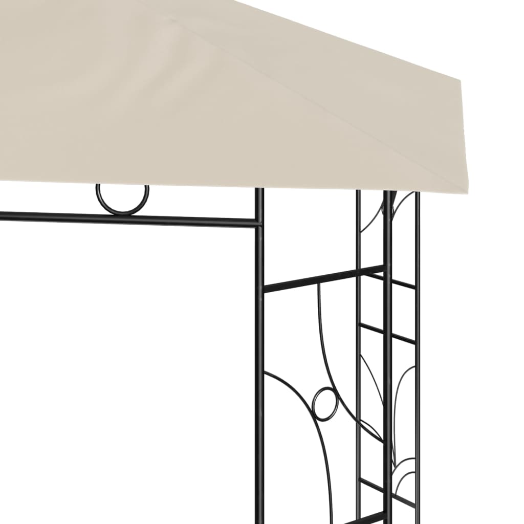 Tonnelle 3x3x2,7 m crème 160 g/m²