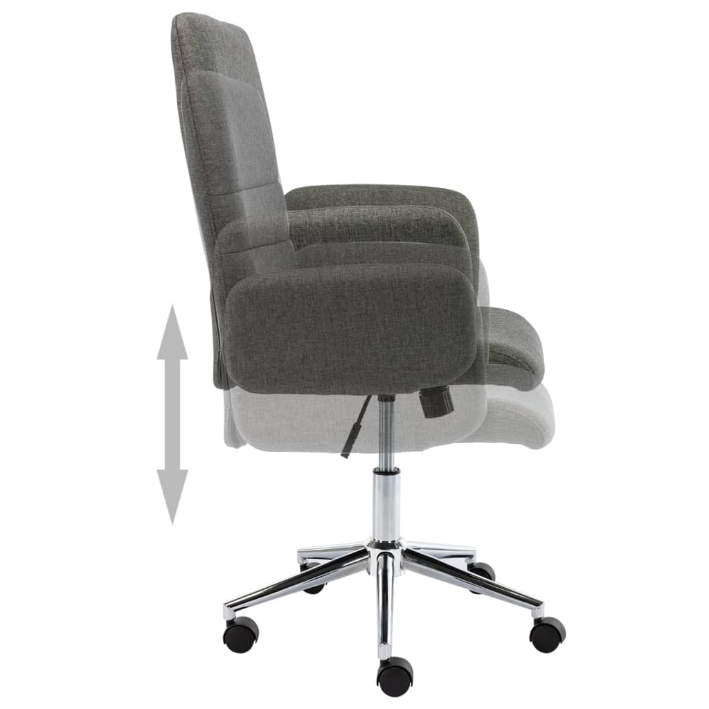 Bürostuhl Stoff Dunkelgrau