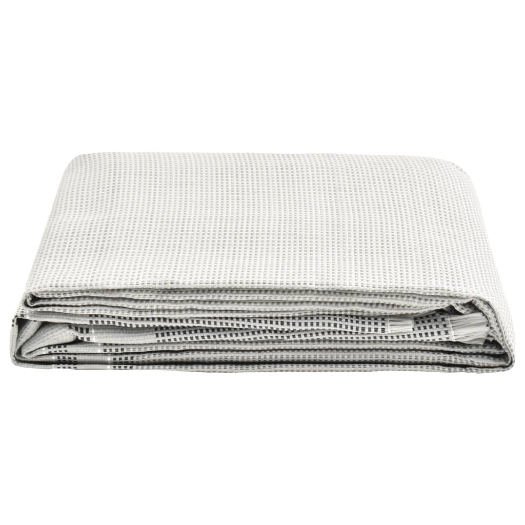 Zeltteppich 350x250 cm Grau