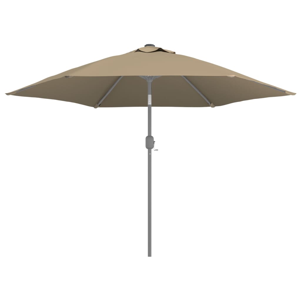 Ersatzbezug für Sonnenschirm Taupe 300 cm