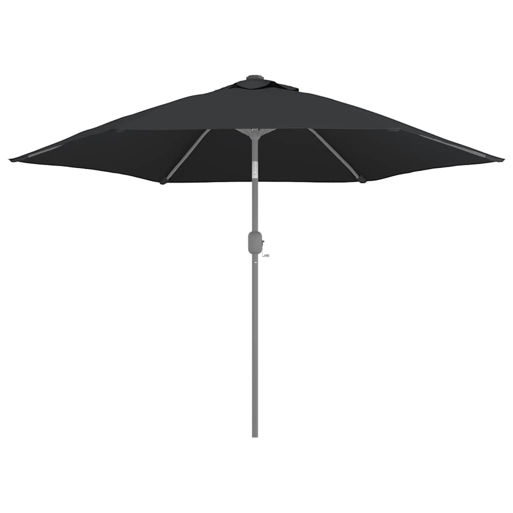 Ersatzbezug für Sonnenschirm Schwarz 300 cm
