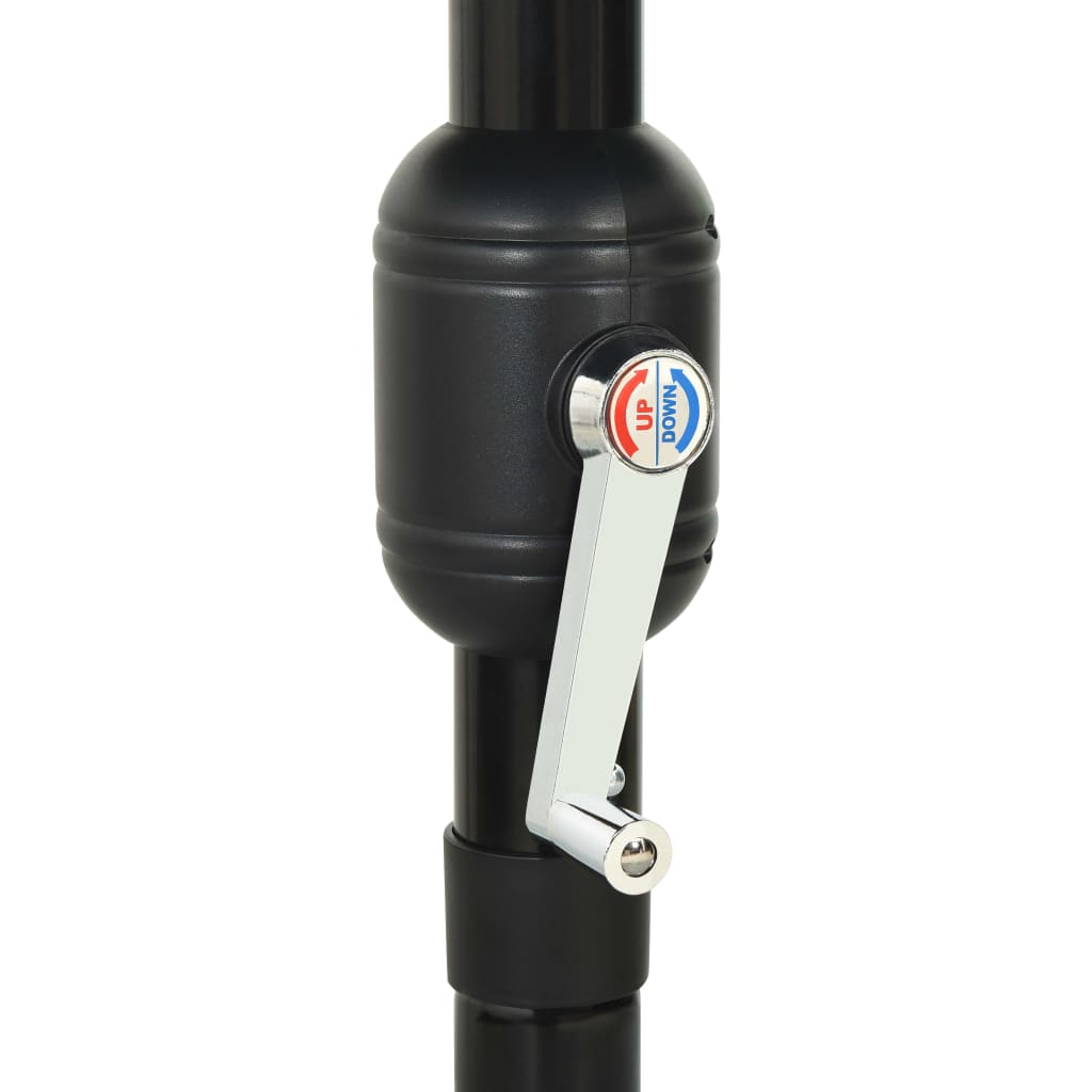 Sonnenschirm mit Aluminium-Mast 3-lagig Terrakottarot 3,5 m