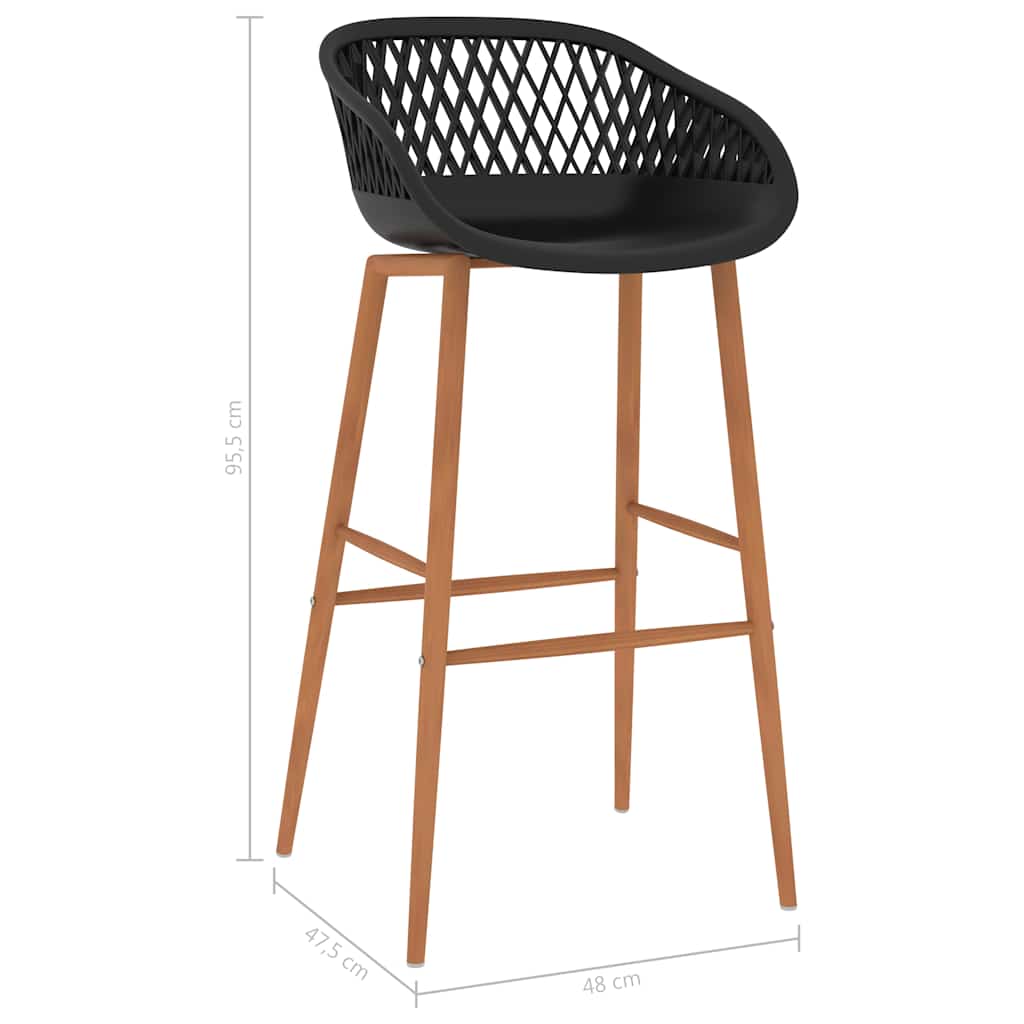5-tlg. Bar-Set Weiß und Schwarz