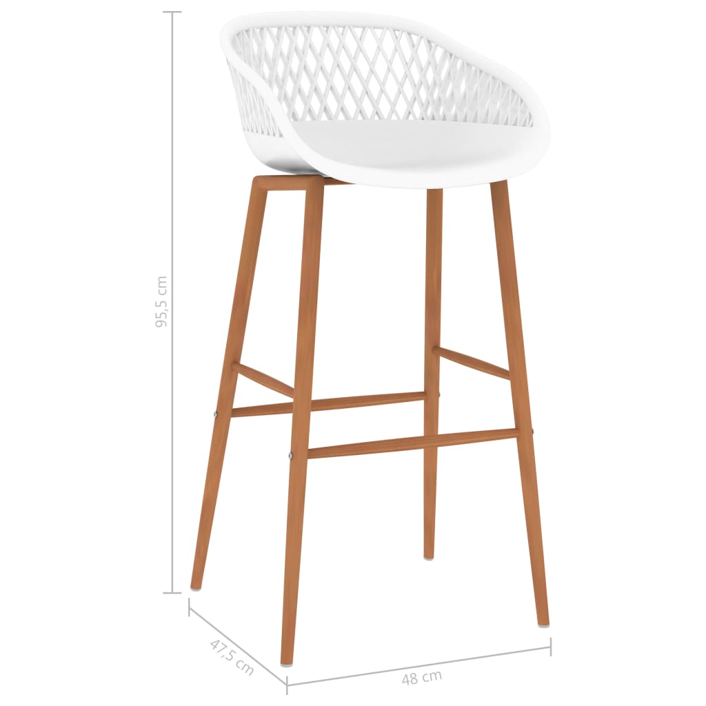 5-tlg. Bar-Set Weiß