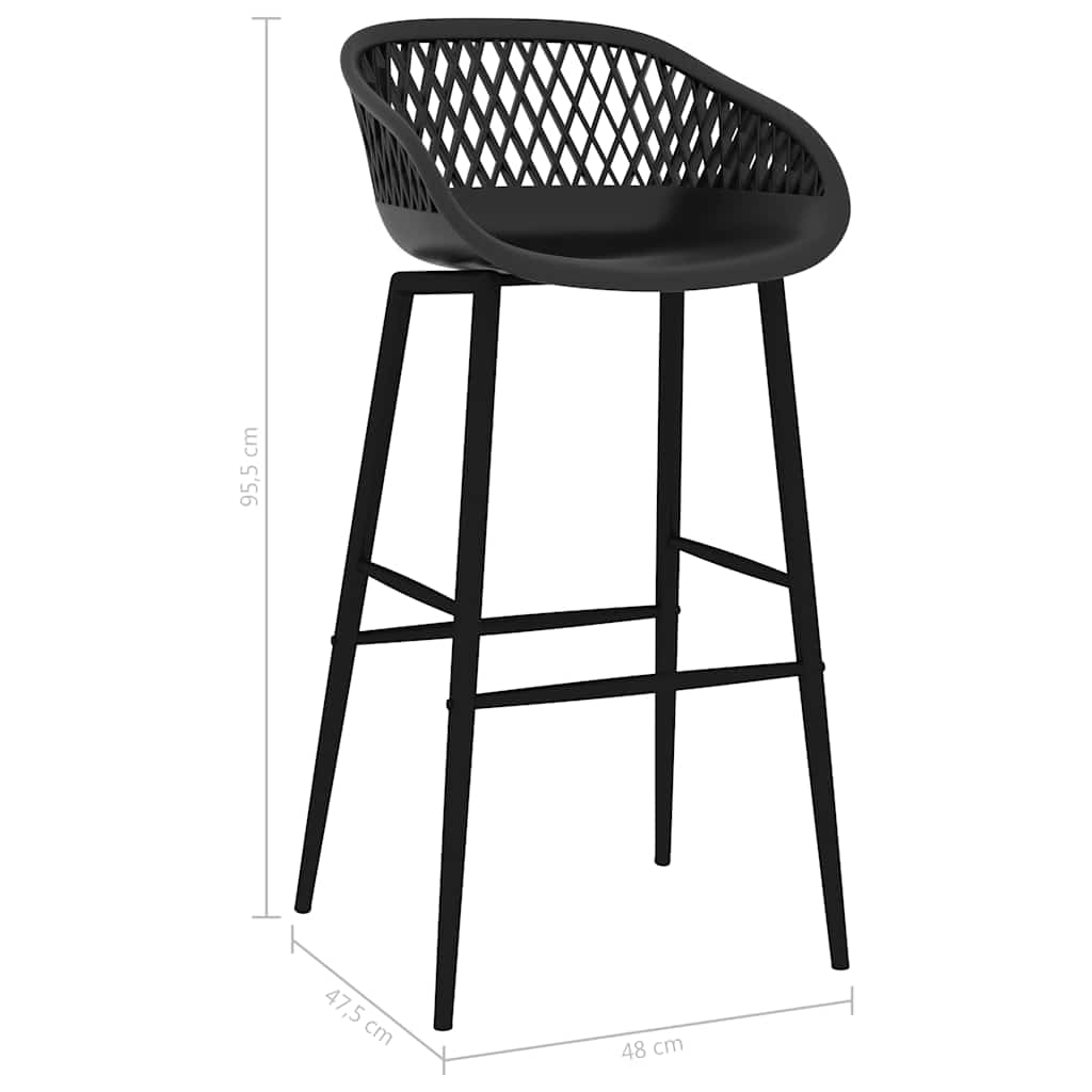 5-tlg. Bar-Set Schwarz