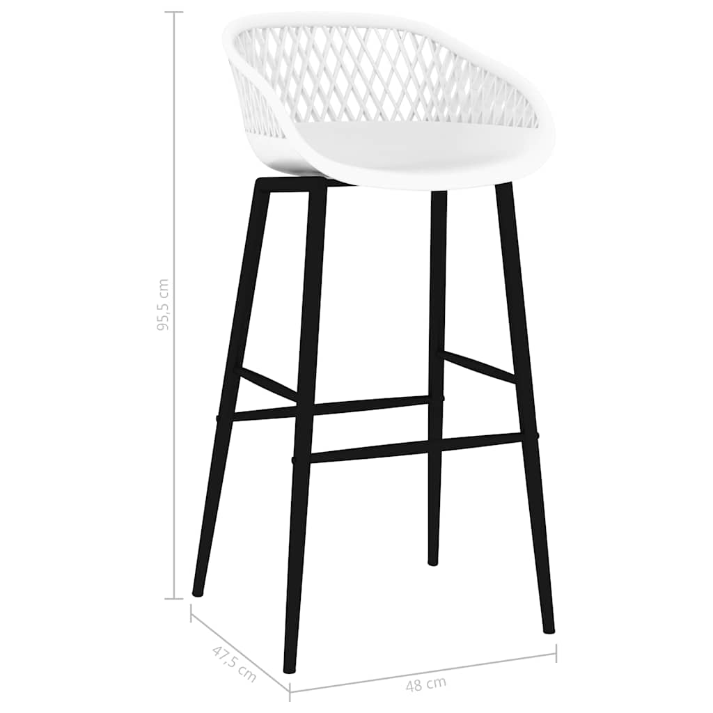 5-tlg. Bar-Set Schwarz und Weiß