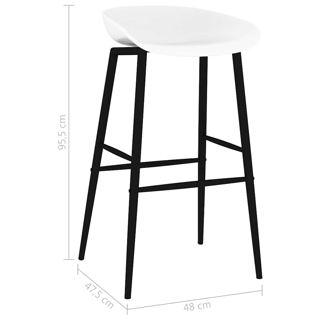 5-tlg. Bar-Set Schwarz und Weiß