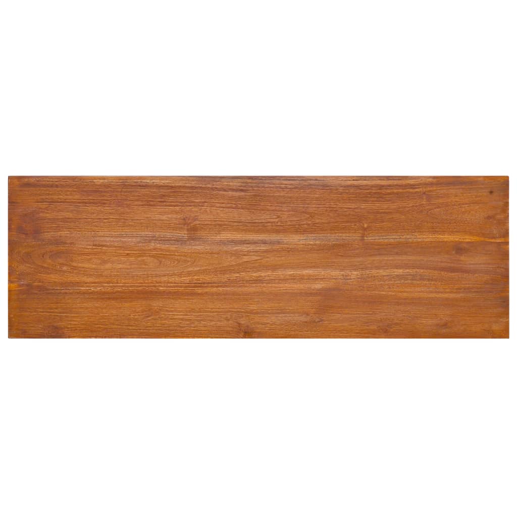 Meuble TV mural 180x30x30 cm en bois de teck massif