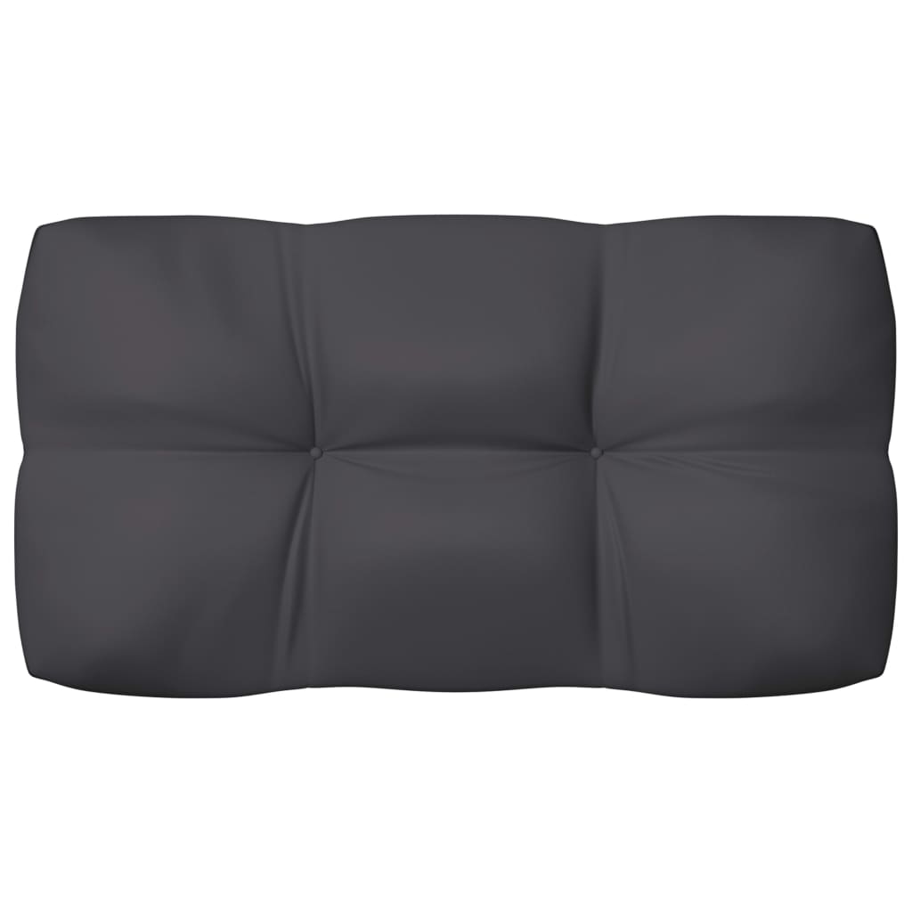 Coussins de canapé palette, 7 pièces, anthracite