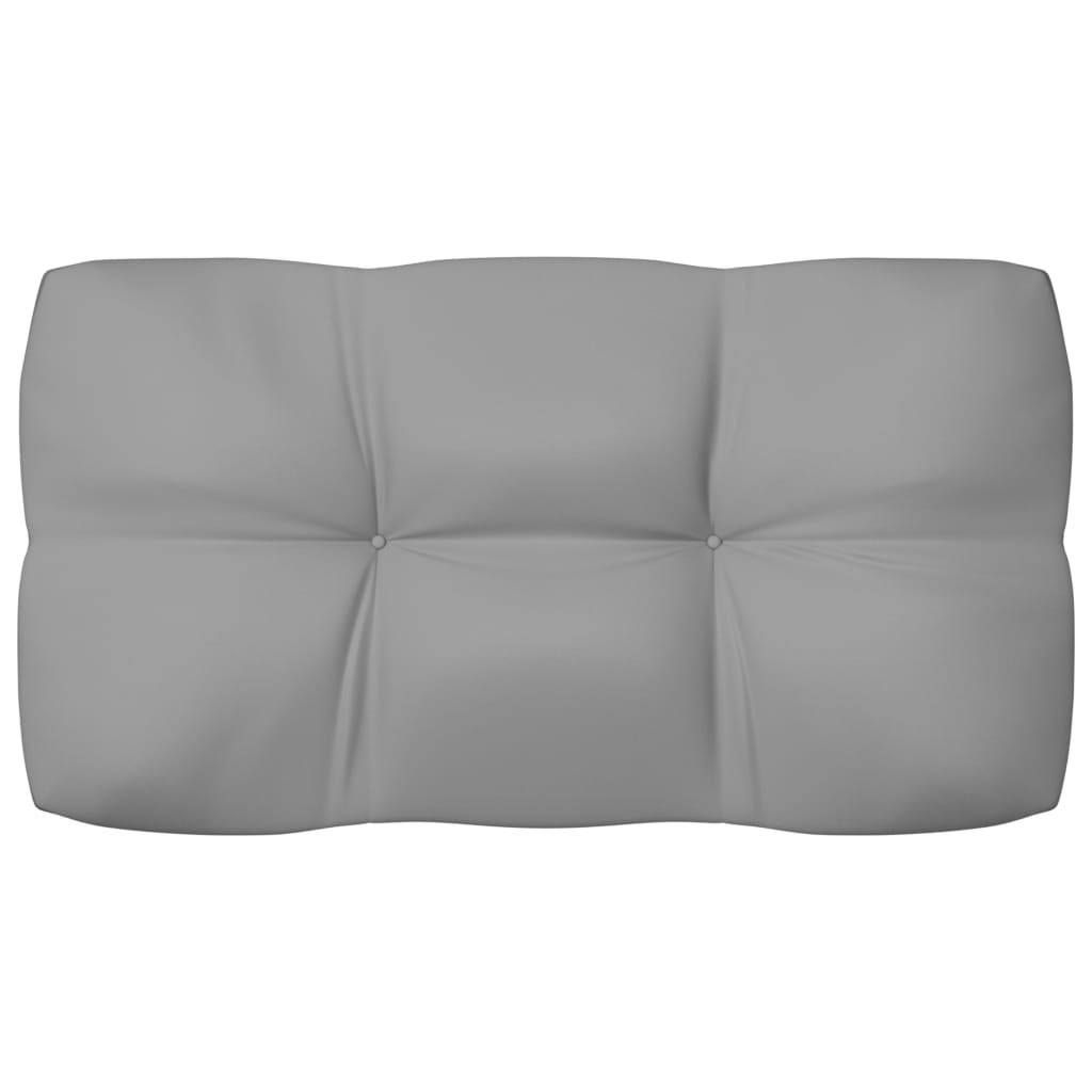 Coussins de canapé palette, 7 pièces, gris