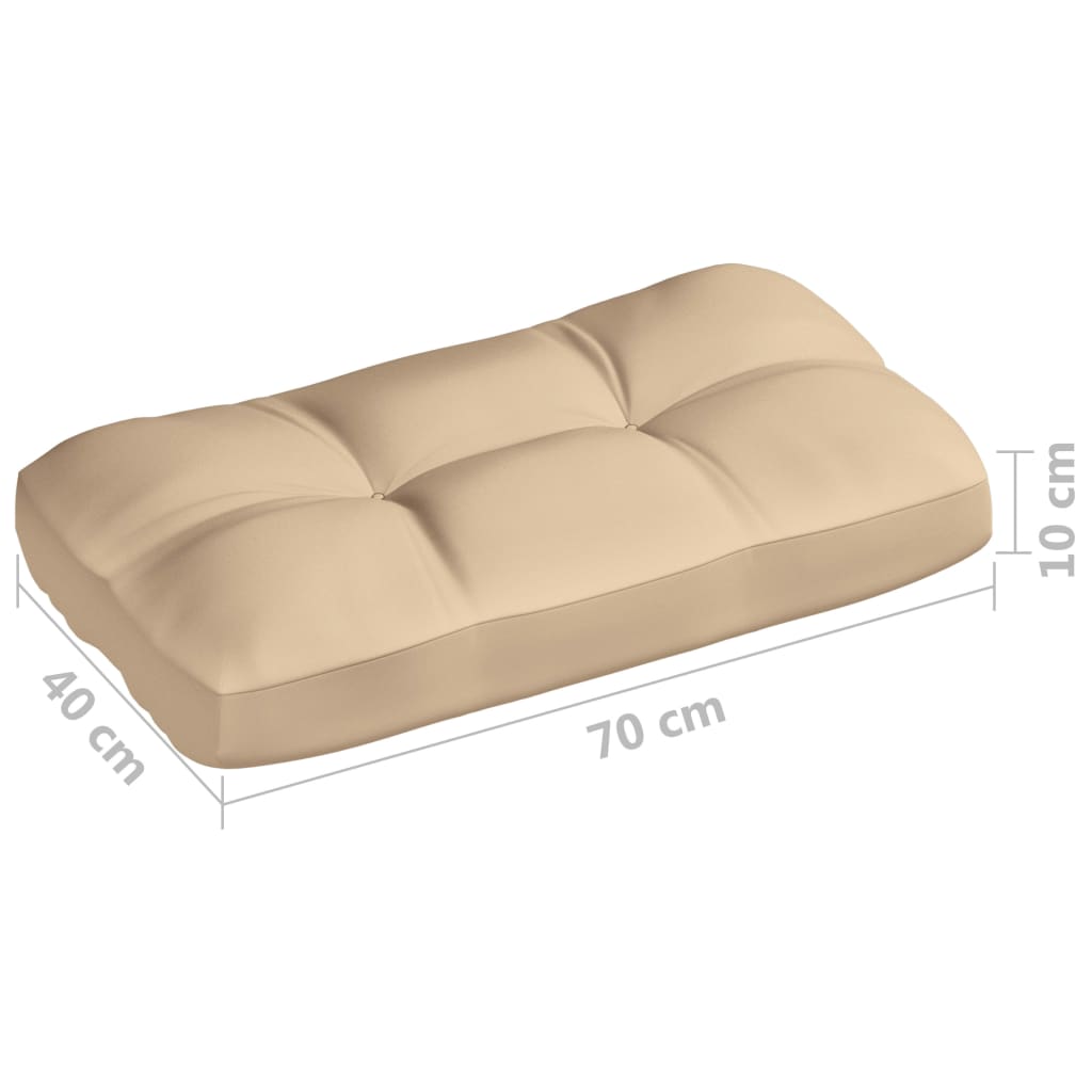 Palettensofa-Auflagen 7 Stk. Beige