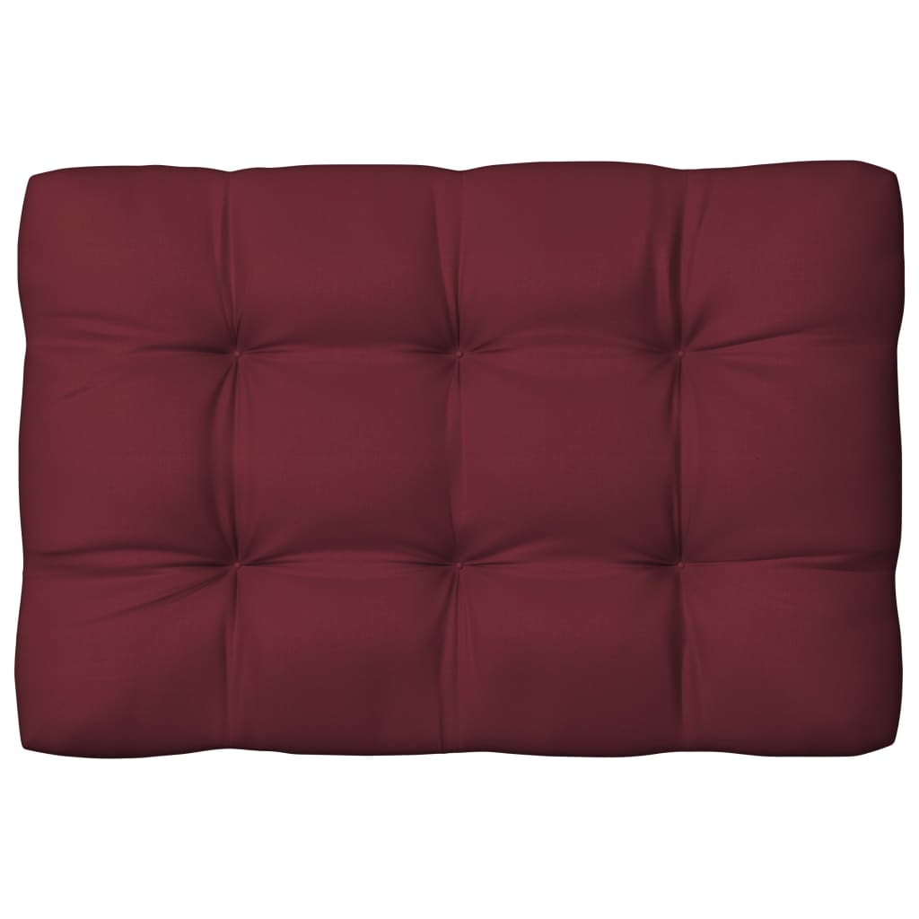 Palettensofa-Auflagen 7 Stk. Weinrot