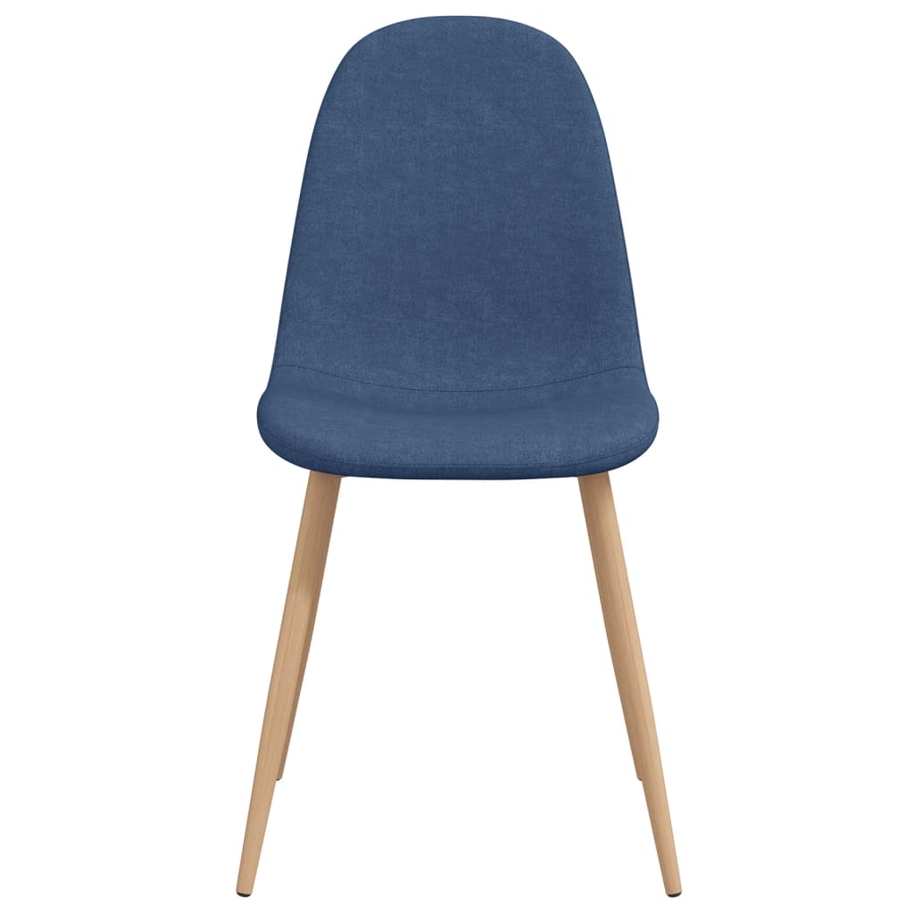 Esszimmerstühle 4 Stk. Blau Stoff
