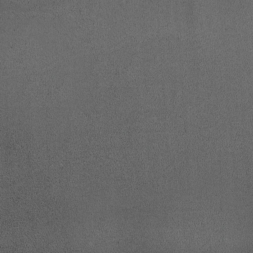 Chaises de salle à manger, lot de 4, velours gris clair