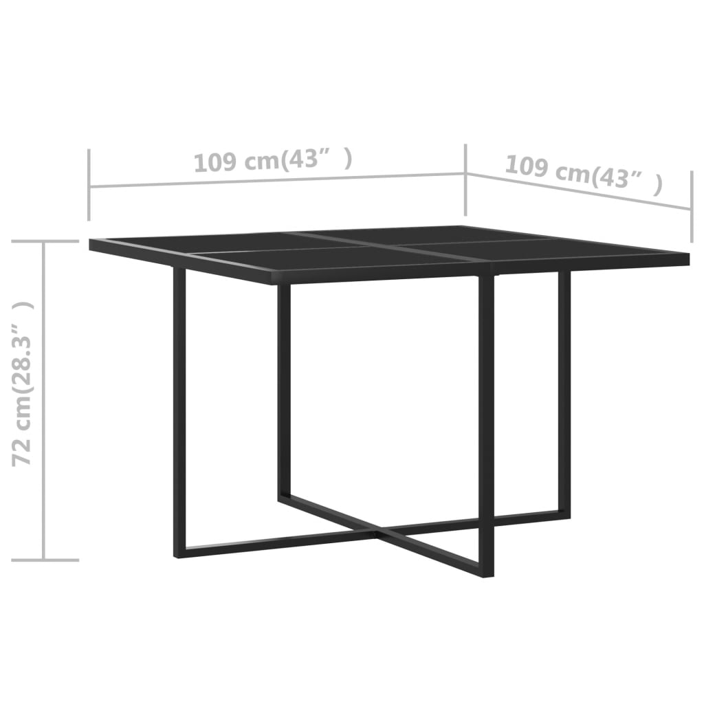 9-tlg. Garten-Essgruppe mit Kissen Poly Rattan Grau