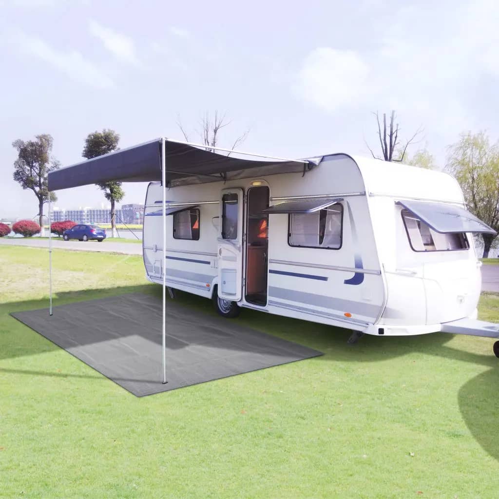 Tent carpet 250x500 cm light gray