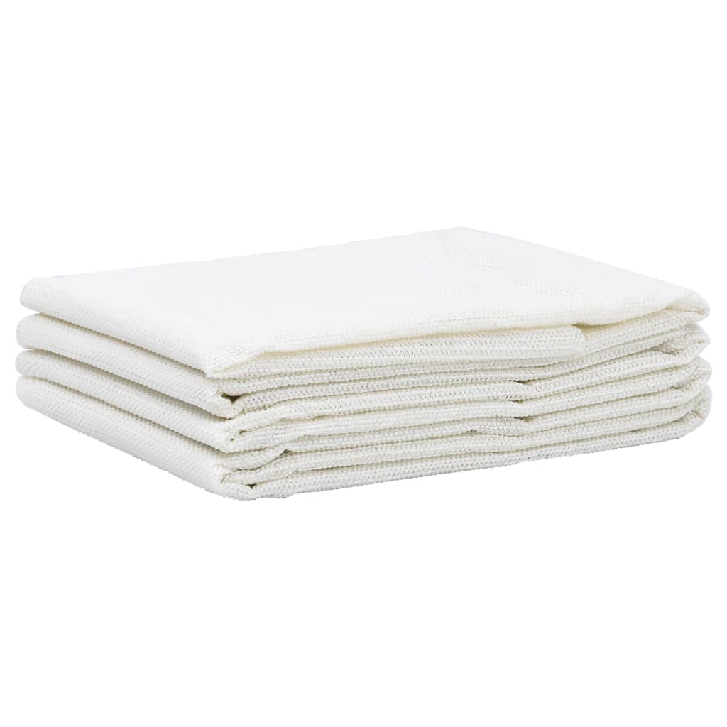 Tent carpet 100x500 cm white