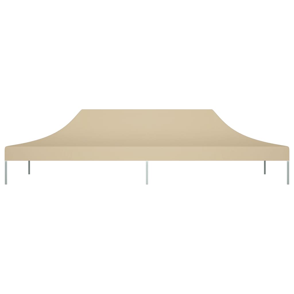 Toit de tente de réception 6x3 m beige 270 g/m²