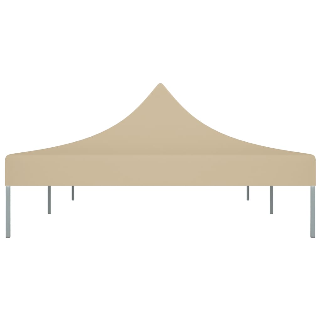 Toit de tente de réception 6x3 m beige 270 g/m²
