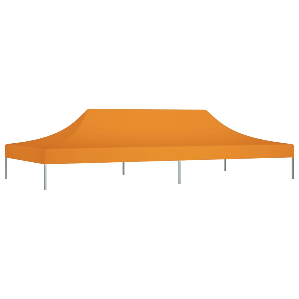 Toit de tente de réception 6x3 m orange 270 g/m²