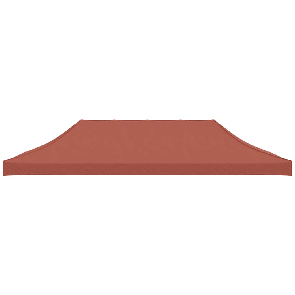 Partyzelt-Dach 6x3 m Terrakotta-Rot 270 g/m²