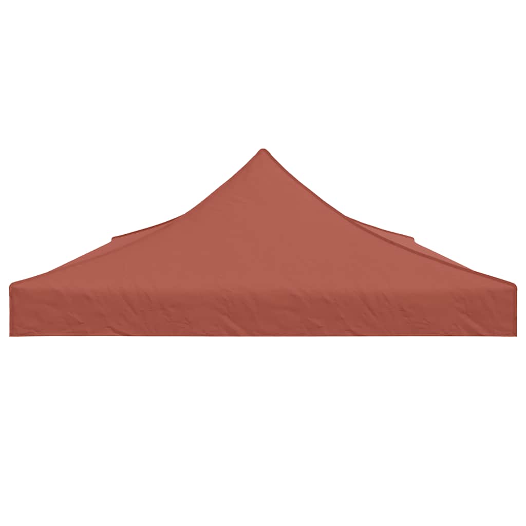 Partyzelt-Dach 6x3 m Terrakotta-Rot 270 g/m²