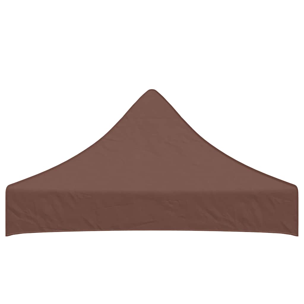 Partyzelt-Dach 2x2 m Braun 270 g/m²