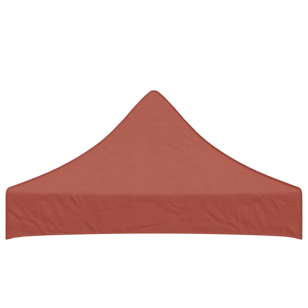 Partyzelt-Dach 2x2 m Terracotta-Rot 270 g/m²