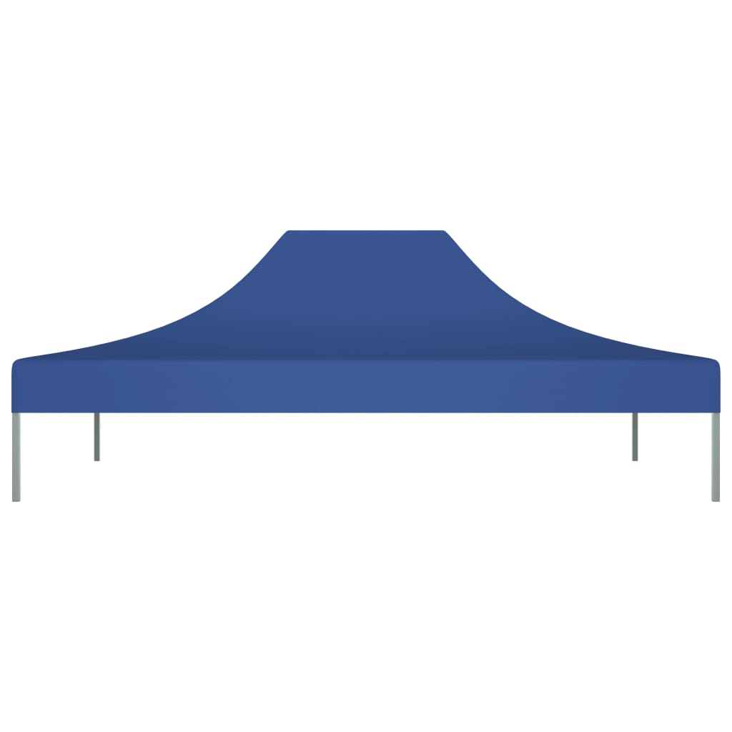 Partyzelt-Dach 4,5x3 m Blau 270 g/m²