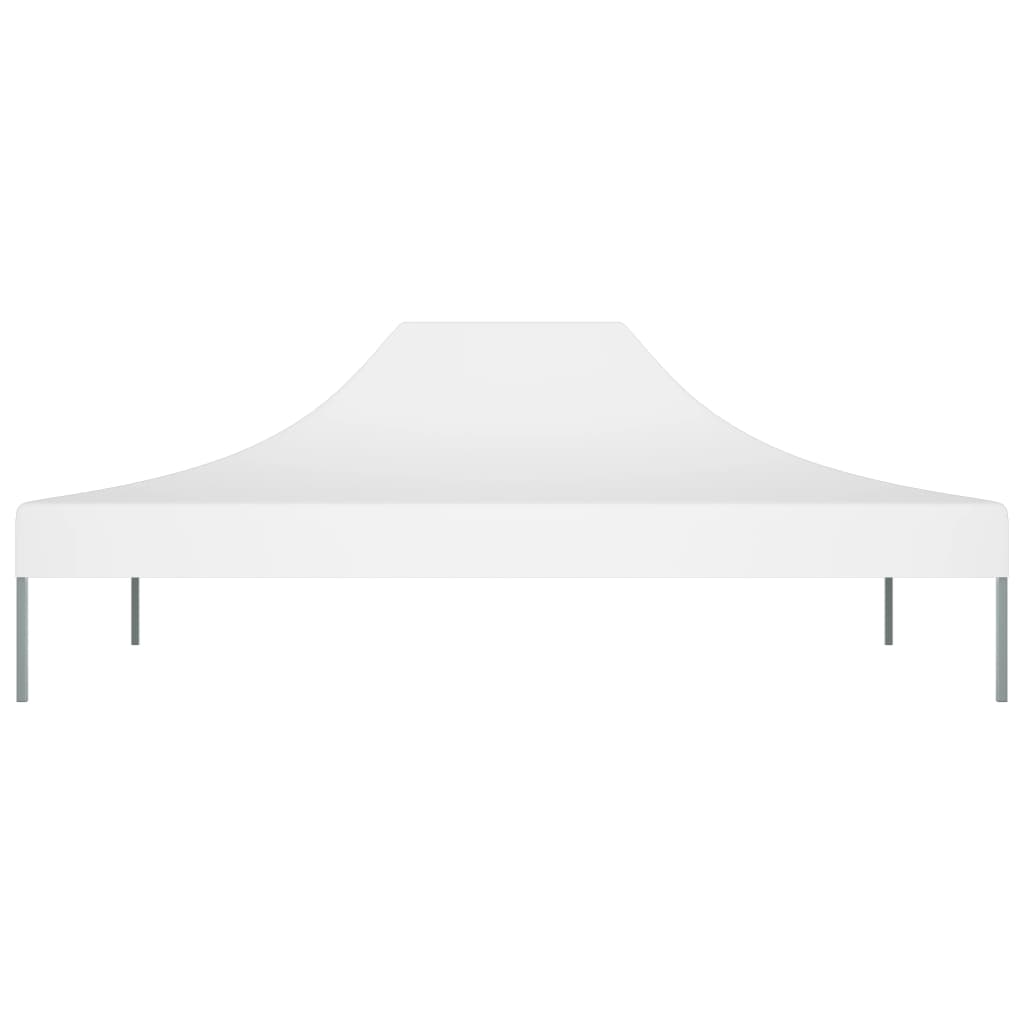 Toit de tente de réception 4,5x3 m blanc 270 g/m²