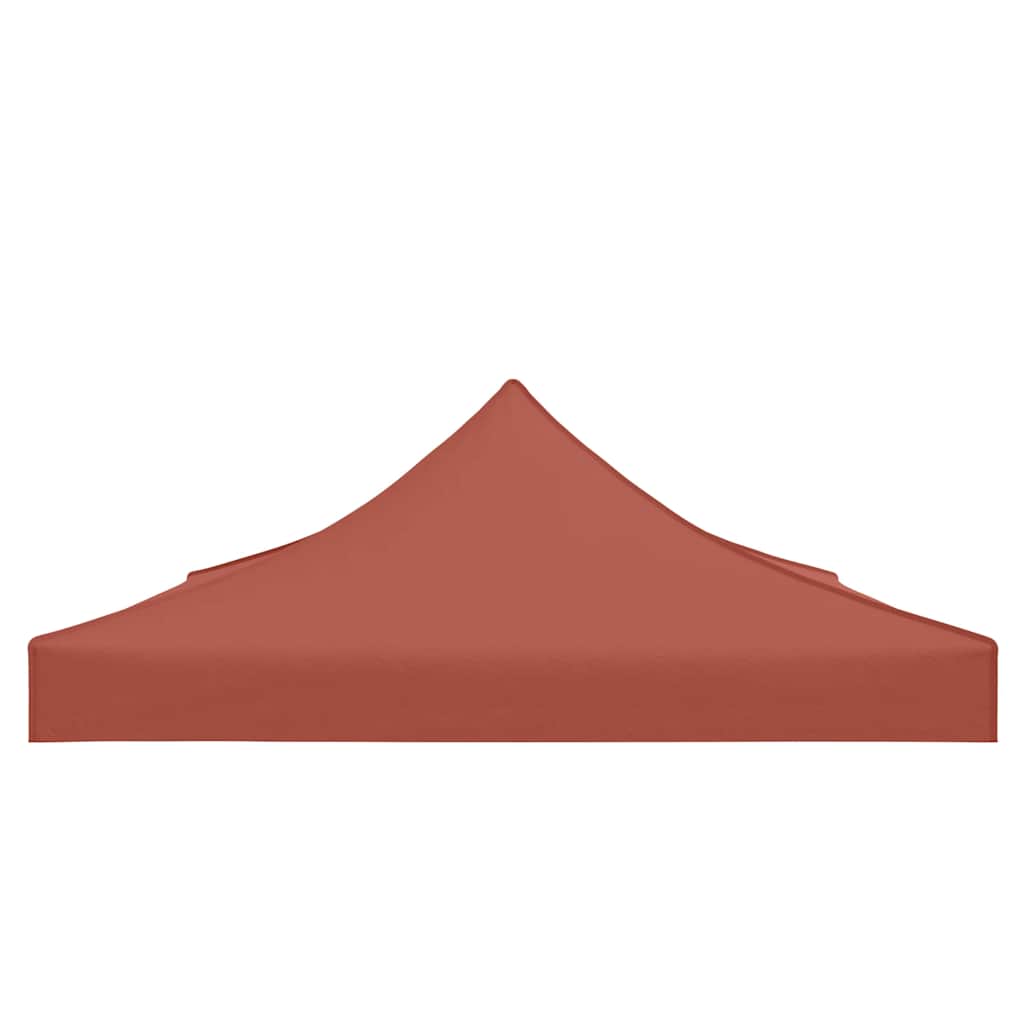 Partyzelt-Dach 4,5x3 m Terrakotta-Rot 270 g/m²