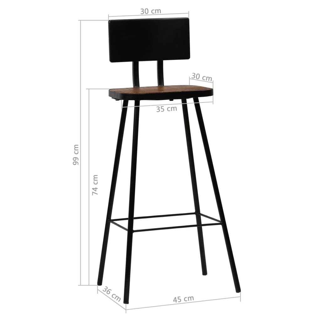 5-tlg. Bar-Set Weiß