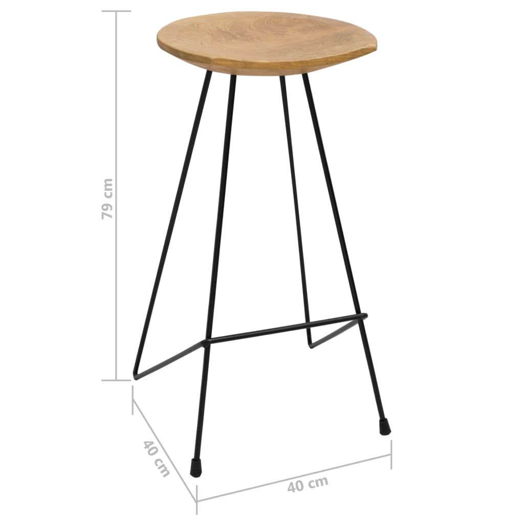 3-tlg. Bar-Set Weiß