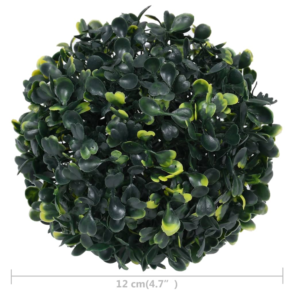 Artificial boxwood balls 4 pcs. 12 cm