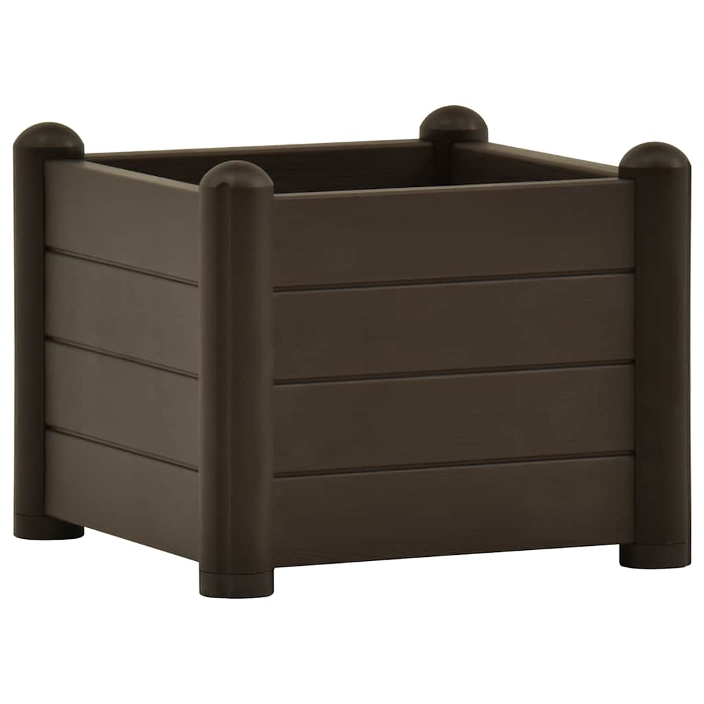 Garden raised bed PP Mocha 43x43x35 cm