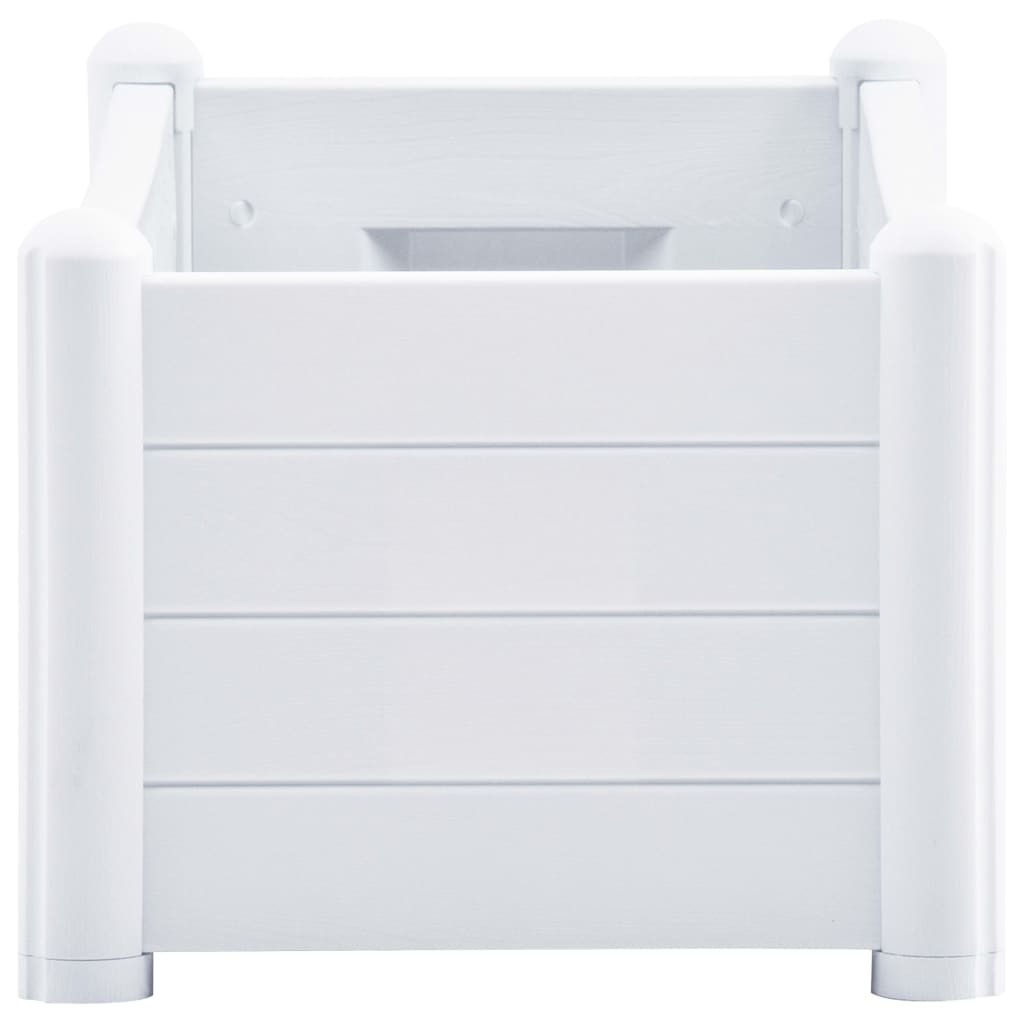 Garden raised bed PP white 100x43x35 cm
