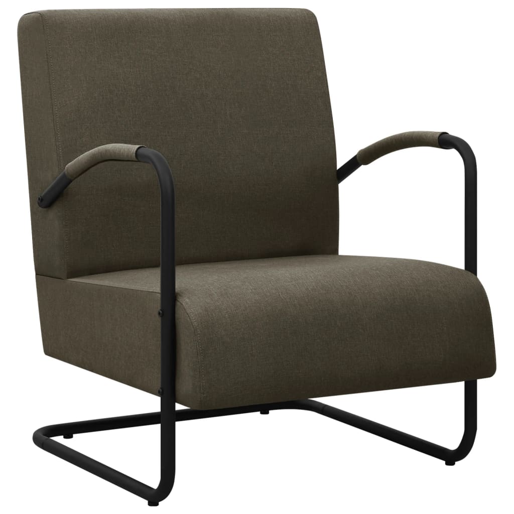 Sessel Dunkelgrau Stoff