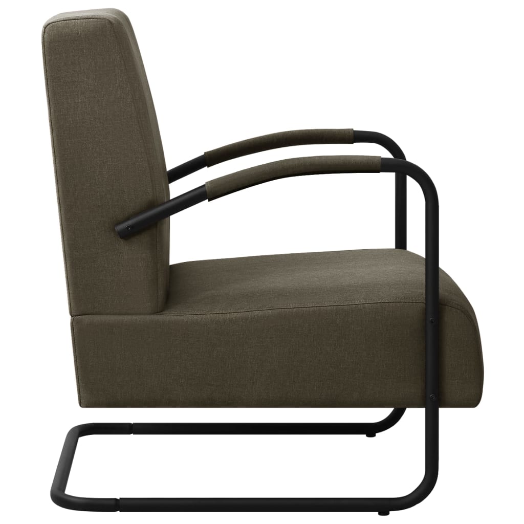 Sessel Dunkelgrau Stoff