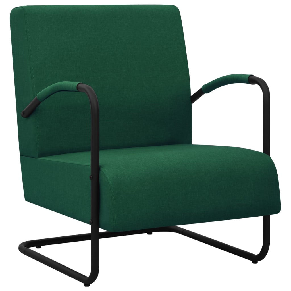Sessel Dunkelgrün Stoff