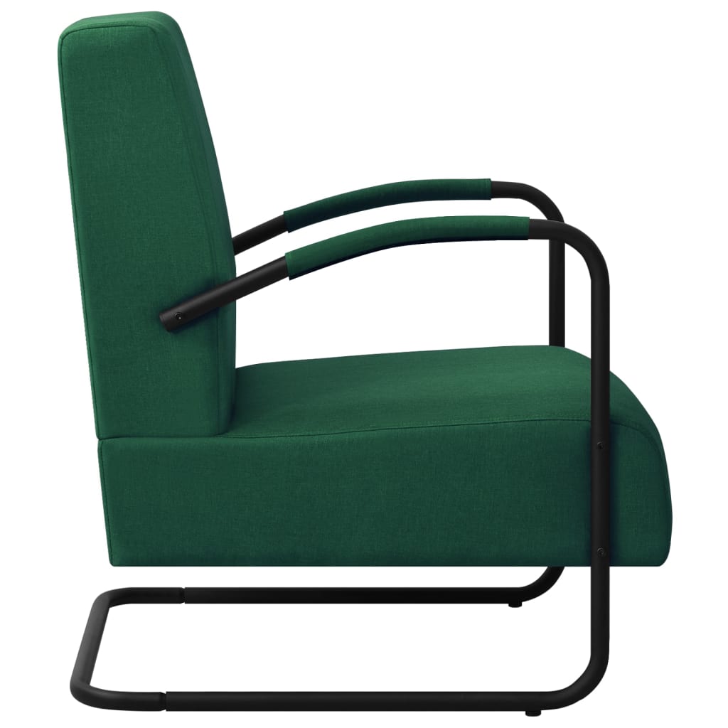 Sessel Dunkelgrün Stoff