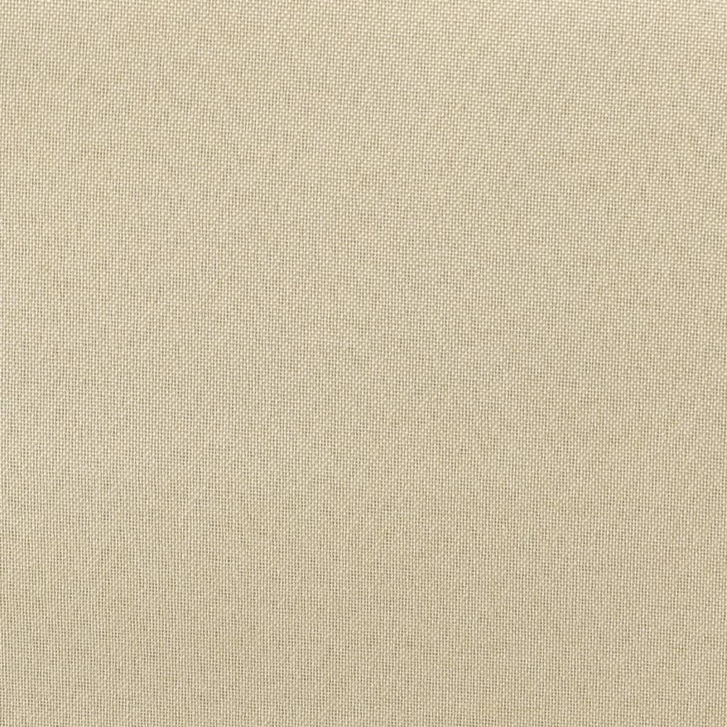 Sessel Creme Stoff