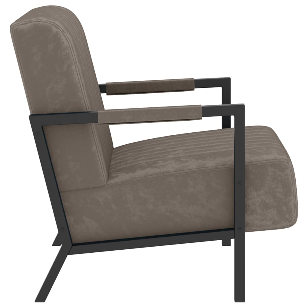 Sessel Hellgrau Samt
