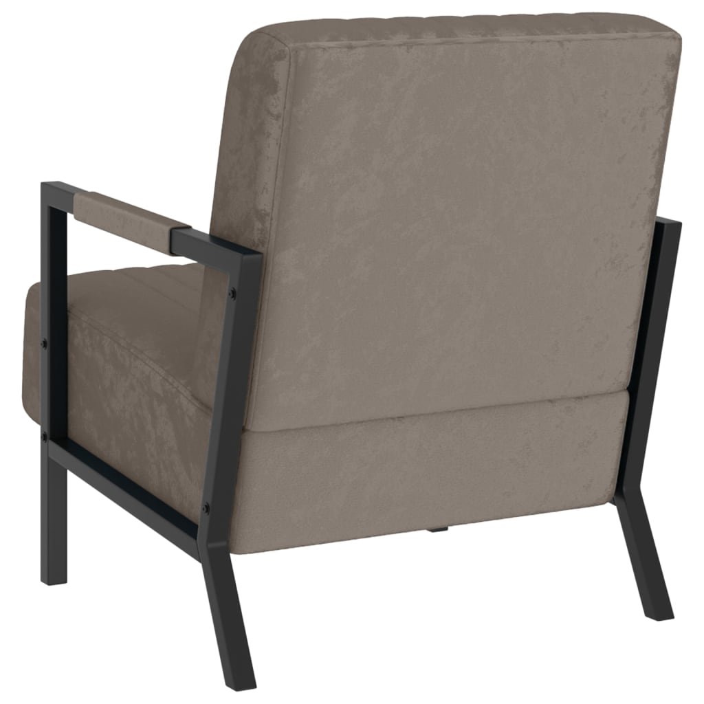 Sessel Hellgrau Samt