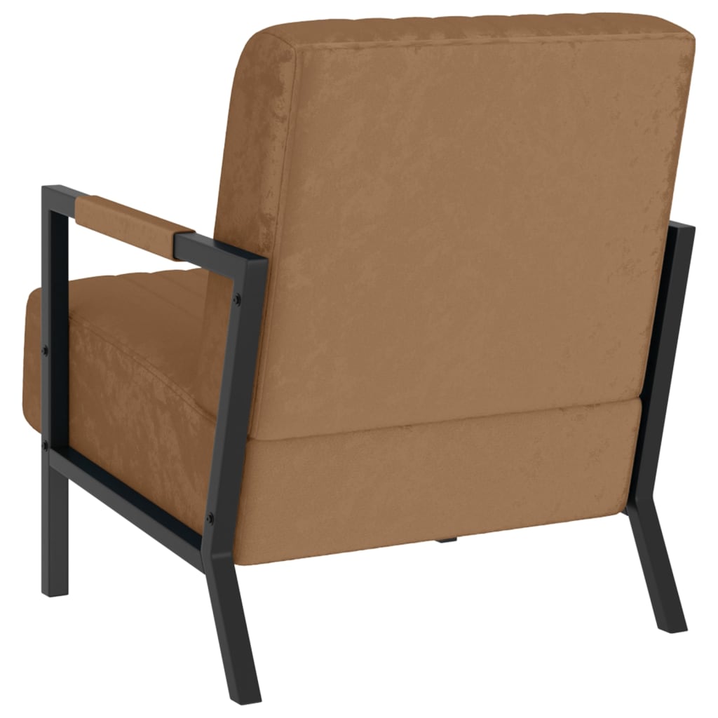 Sessel Braun Samt