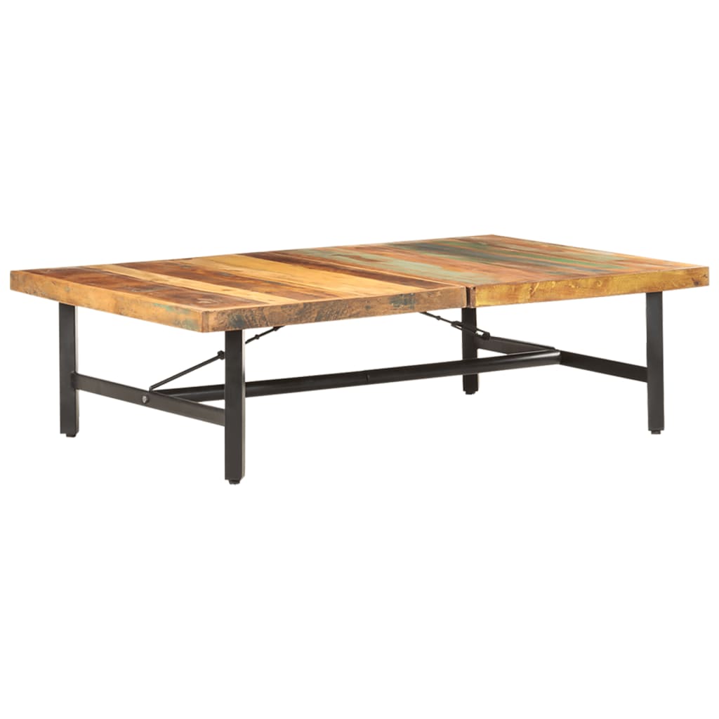 Coffee table 142x90x42 cm solid reclaimed wood