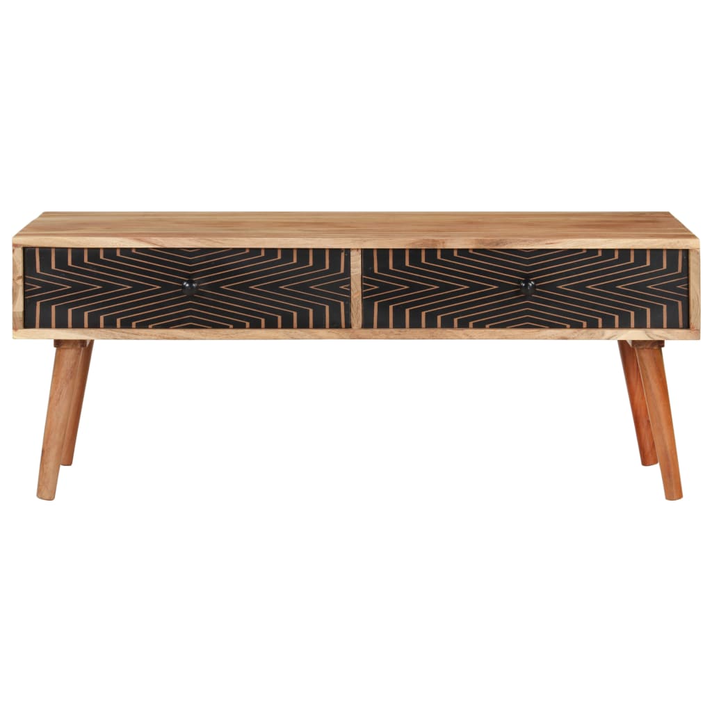 Coffee table 100x50x39 cm solid acacia wood