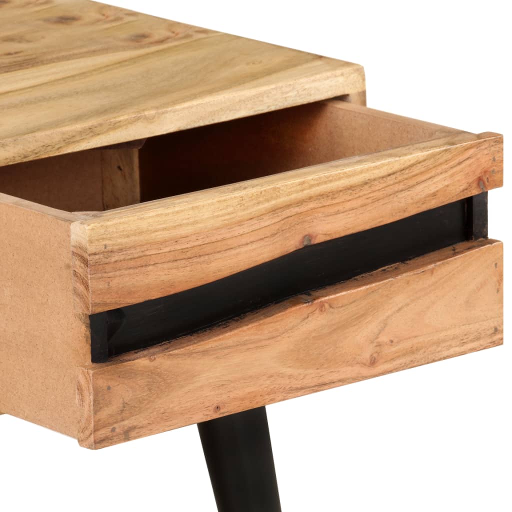 Table basse 88x50x42 cm en bois d'acacia massif