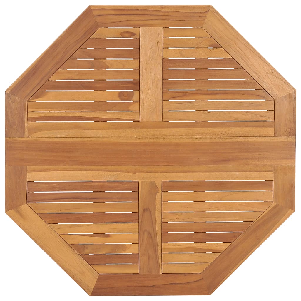 Folding garden dining table 90x90x75 cm solid teak wood