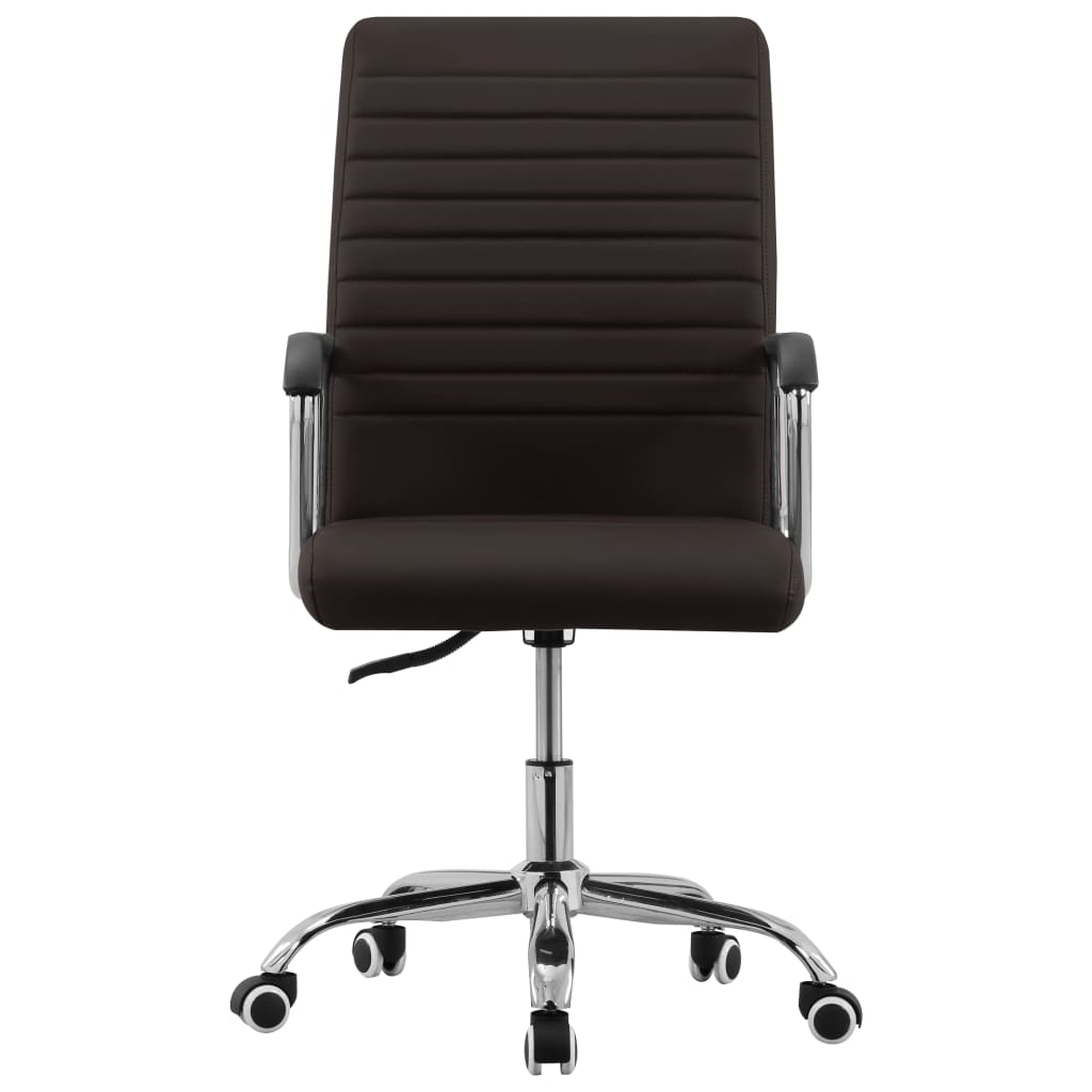 Bürostuhl Drehbar Braun Stoff